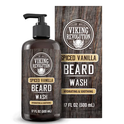 Miniatura 11 de Viking Revolution Champú y acondicionador de barba para hombres con aceite de argán y aceite de jojoba, suavizante y fortalecedor para el cuidado