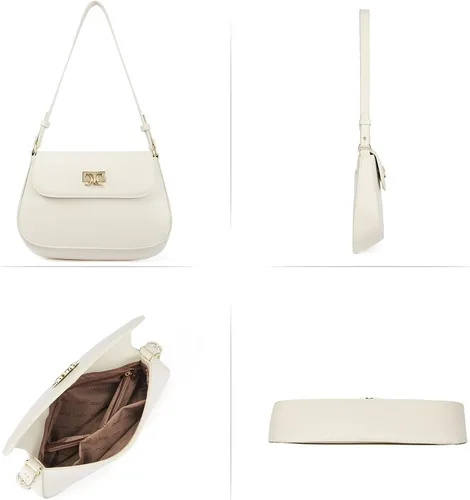 Miniatura 3 de CLUCI Monederos para mujer, bolso de hombro pequeño, lindo embrague de diseñador, bolsos de cuero cruzados, bolso Hobo, Hobo
