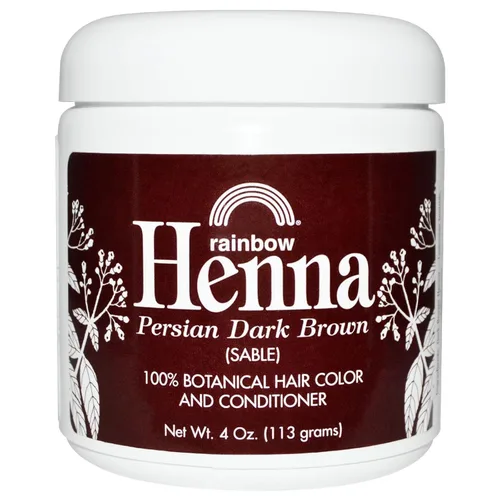RAINBOW RESEARCH Henna marrón oscuro - 4 oz.