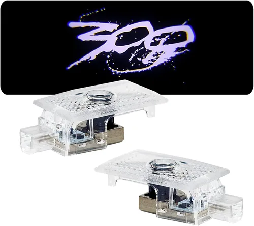 Miniatura 10 de Logotipo LED para Puerta de Coche que Nunca se Desvanece Compatible con 300 300C 300S 2005-2025 Proyector Luz de Sombra Fantasma, para Accesorios