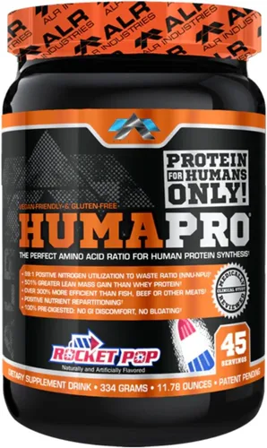 Miniatura 10 de ALR Industries Humapro Matriz de aminoácidos y proteínas para seres humanos 99% de utilización para músculo magro Vegano, sin gluten 334g