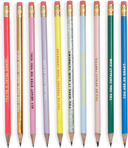 Miniatura 2 de Ban.do - Juego de lápices de colores para escribir de 10 unidades, lápices de grafito #2 preafilados para adultos de la escuela/oficina, lápices