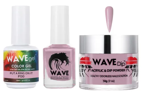 Miniatura 44 de WAVEGEL - Juego de gel de remojo, laca de uñas y polvo acrílico a juego - Colección Simplicity - #P109 Blizzard