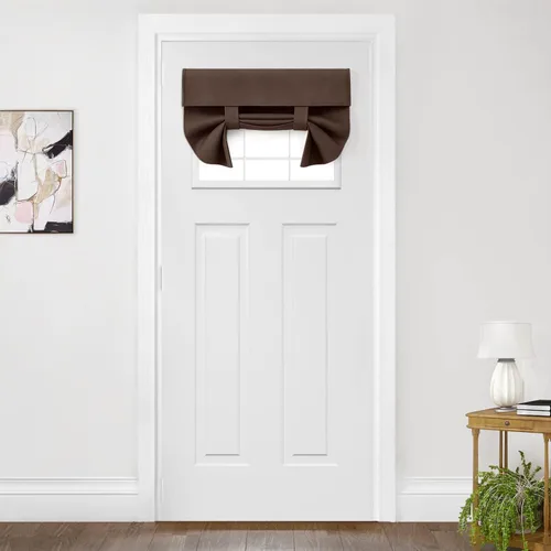 Miniatura 74 de HOMEIDEAS Cortinas Opacas para Aula para Puerta Principal, Cubierta de Ventana de Puerta de Aula, Persianas de Privacidad con Aislamiento Térmico