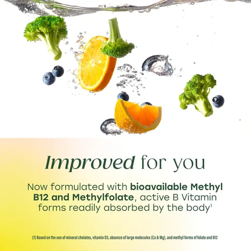 Miniatura 6 de MegaFood Multivitamínico para mujeres 40+ One Daily - Multivitamínico para mujer con B12 metilado, folato de metilo, vitamina D3, C y zinc