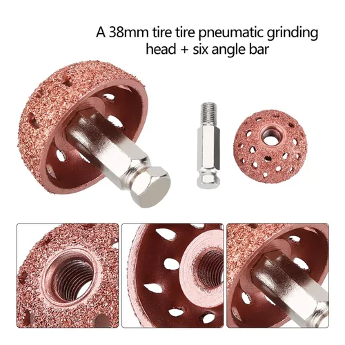 Miniatura 4 de Amortiguador de neumáticos, 1.5 pulgadas, kit de pulido de neumáticos BTire de 3/8"-24 rosca con varilla de enlace