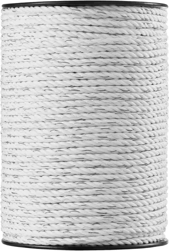 Miniatura 12 de VEVOR - Alambre para valla eléctrica, 1640 pies 500 m de alambre de polietileno portátil, diámetro de 1/8 pulgadas, 6 hebras de acero inoxidable