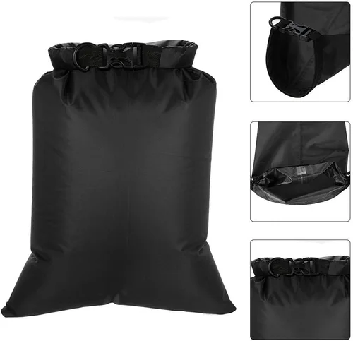 Miniatura 3 de Paquete de 3 bolsas secas impermeables de 3 L + 5 L + 8 L al aire libre ultraligeras para kayak, rafting, canotaje, natación, campamento