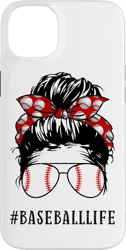 Miniatura 15 de Mom Messy Hair Bun Aviators Glasses Baseball Mother Life Case for iPhone 17