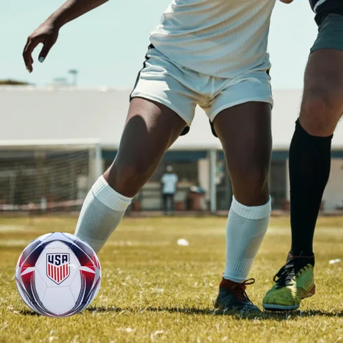 Miniatura 2 de Icon Sports Balón de fútbol oficial de la Federación de Fútbol de USSF115BL-Blanco