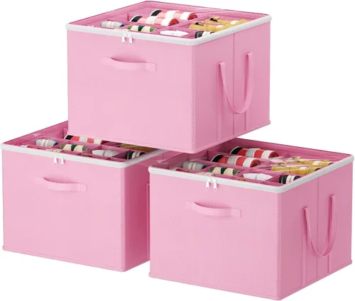 Miniatura 11 de Lifewit Organizador de almacenamiento de zapatos para armario para 12-16 pares, contenedor de almacenamiento grande de tela con cubierta