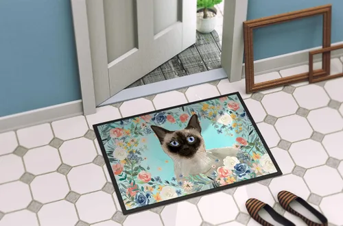 Miniatura 4 de Caroline's Treasures CK3398MAT - Felpudo de 18 x 27 pulgadas para puerta delantera, para interiores y exteriores, antideslizante, lavable, pelo