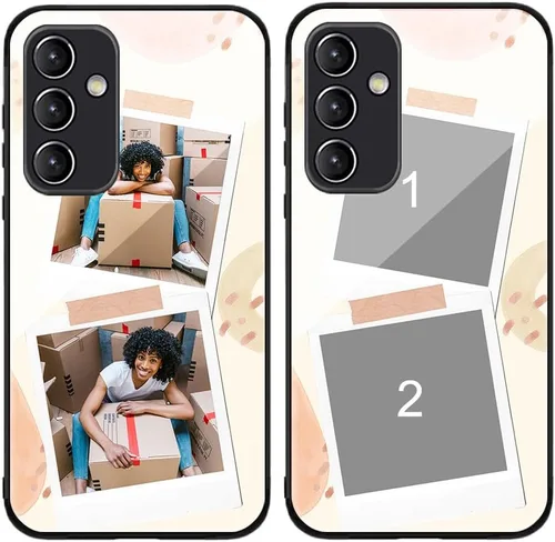 Miniatura 363 de Funda de teléfono personalizada para Samsung Galaxy S22+ / S22 Plus 5G, funda de TPU suave de vidrio templado antiarañazos personalizada con foto