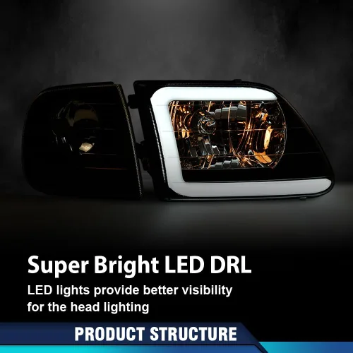 Miniatura 5 de KIT DE LUCES LED PIT66 PARA LUZ DIURNA Y DE ESTACIONAMIENTO EN ESQUINA Compatible con Ford Expedition 1997-2002/Se ajusta a Ford F150 1998-2003