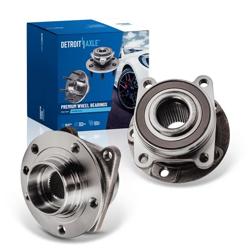 Miniatura 23 de Detroit Axle - Bujes de rodamiento de rueda delantera 4WD para Toyota 4Runner FJ Cruiser Tacoma Lexus GX460 GX470, rodamientos de rueda de repuesto