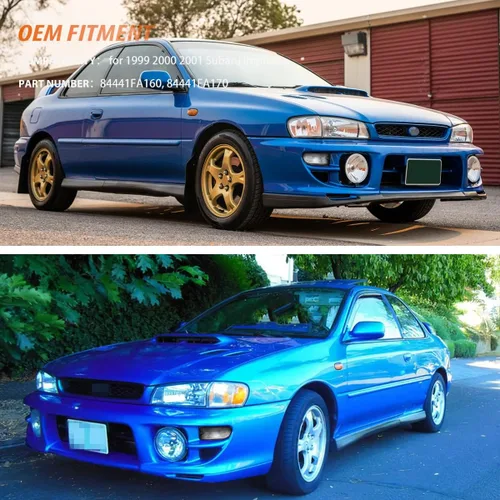 Miniatura 5 de ADIIL Lente transparente LED parachoques delantero señal lateral carcasa de luz para 1999-2001 Subaru Impreza marcador lateral esquina