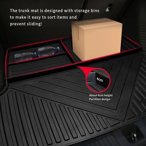 Miniatura 5 de Personalizado para BMW Serie 5 G30 2017-2023 Alfombrillas de Piso Forro de Carga Juego de Accesorios TPE Todo Clima 530i,540i,530e,M550i,xDrive,M5