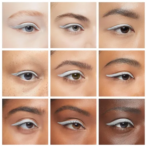 Miniatura 4 de Ruby Kisses Delineador de ojos lápiz, delineador de ojos retráctil, impermeable, maquillaje de ojos a prueba de manchas, alta pigmentación, lápiz
