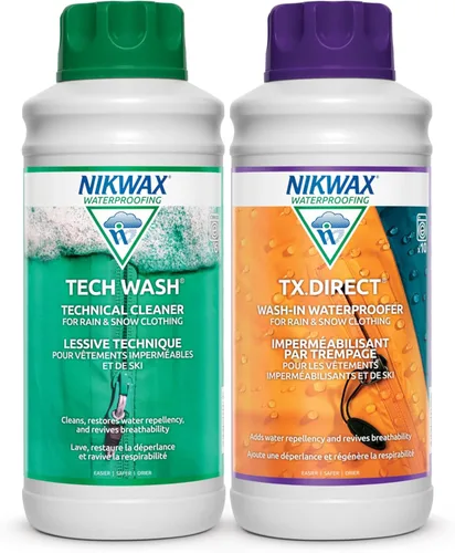 Miniatura 8 de Nikwax Dúo-Pack de limpieza e impermeabilización para ropa impermeable