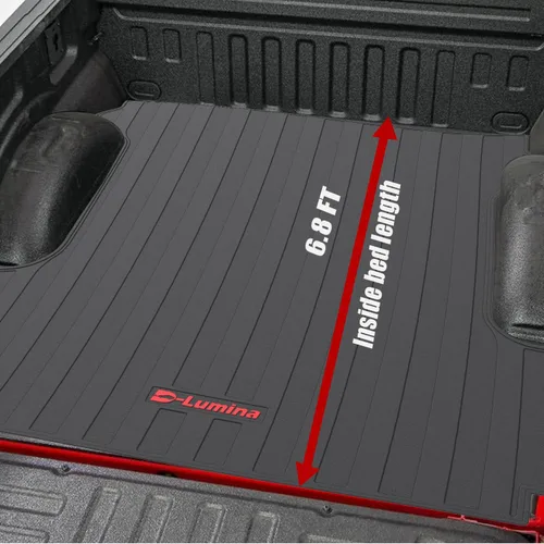 Miniatura 2 de D-Lumina Tapete de cama – Compatible con Ford F250 F350 F450 2017-2024 con camas de 6.8 pies – 3D TPV resistente revestimiento de caja de camión