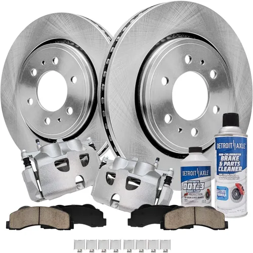Miniatura 62 de Detroit Axle - Rotores de freno para Ford Mustang 2015 2016 2017 2018 2019 2020 2021 2022 2023 Rotores de freno de disco 2016 2017 2018 2019