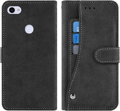 Miniatura 6 de Asuwish Funda compatible con Google Pixel 3a y protector de pantalla de vidrio templado, correa de muñeca, soporte para tarjetas de crédito