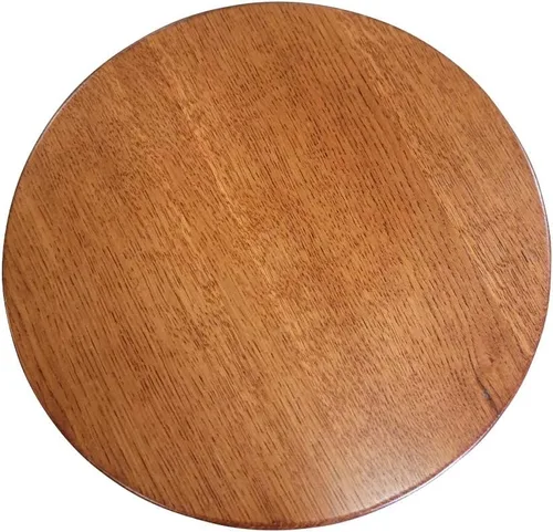 Miniatura 3 de Lazy Susan - Organizador de madera maciza giratoria de 360 grados (14 pies, madera de cerezo, Washington Cherry Stain)