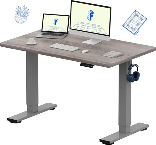 Miniatura 35 de FLEXISPOT Escritorio de Pie de Altura Ajustable Eléctrico, Marco de Escritorio de Pie de Acero Resistente con Controlador de Memoria