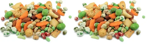 Miniatura 10 de Oregon Farm Fresh Snacks Mezcla de guisantes de Wasabi y galletas de arroz, aperitivos asiáticos de origen local y recién hechos con almendras