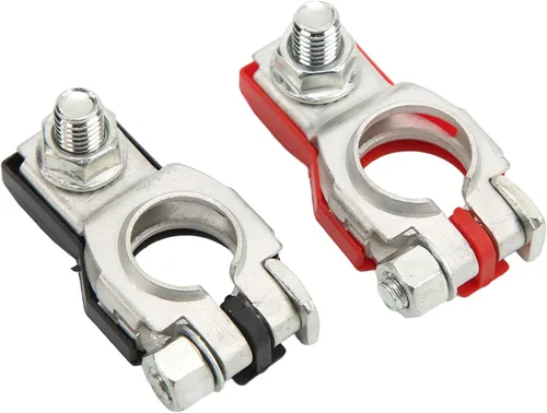 Miniatura 5 de Pissente Conjunto de terminal de batería 243407F000 Positivo 243407F001 Reemplazo negativo para 350Z 370Z Altima Armada con tuerca