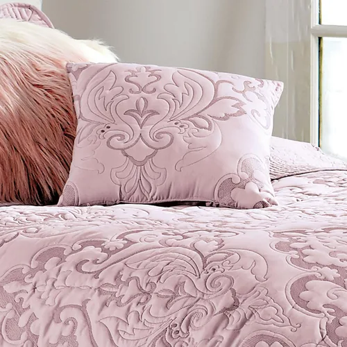 Miniatura 2 de BrylaneHome Amelia Almohada Cuadrada - Taupe Gris pardo