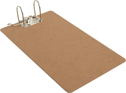 Miniatura 2 de Officemate Portapapeles de madera reciclada, clip de palanca de arco, paquete de 1 portapapeles, tamaño carta (9 x 15.5 pulgadas), marrón (83120)