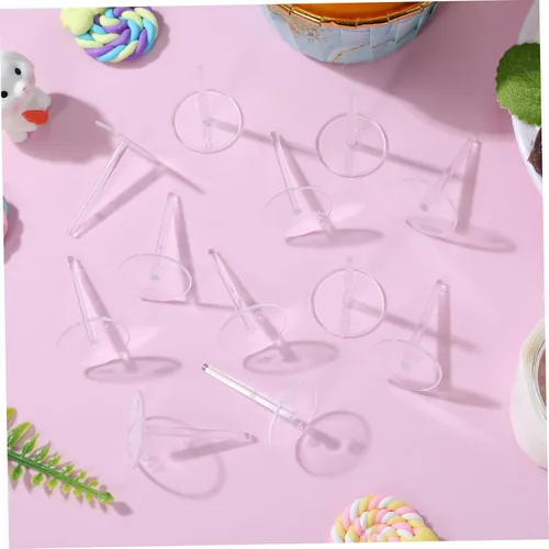 Miniatura 7 de FUOYLOO Soporte de fijación para decoración de pasteles de grado alimenticio, uñas de plástico para hornear y decorar manualidades, organizador