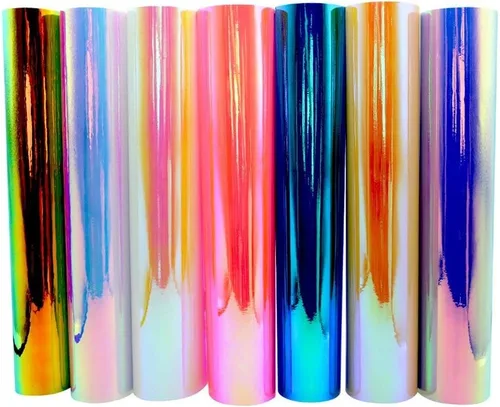 Miniatura 8 de TECKWRAP - Vinilo adhesivo holográfico opalescente para manualidades, 12 x 12 pulgadas, paquete de 7 hojas para cortadores de manualidades
