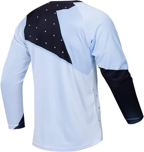 Miniatura 2 de Men's Mountain Bike Jersey Long Sleeve Off-Road Jersey Downhill MTB Shirts Moisture-Wicking