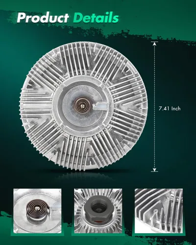 Miniatura 2 de SCITOO 1C448A616BA - Embrague de ventilador de radiador eléctrico para 2001-2003 para Ford para F650 1993-1997 para Ford para F700 2001-2003
