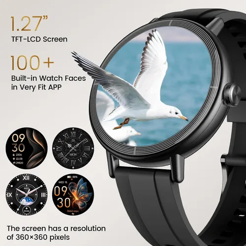 Miniatura 2 de Reloj inteligente para mujeres, rastreador de actividad física HD de 1.27" pulgadas con llamadas Bluetooth (respuesta y realizar), reloj inteligente