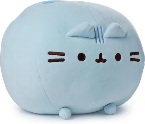 Miniatura 2 de GUND Pusheen Squisheen - Gato de peluche redondo y blando para edades de 1 año en adelante, azul, 11 pulgadas