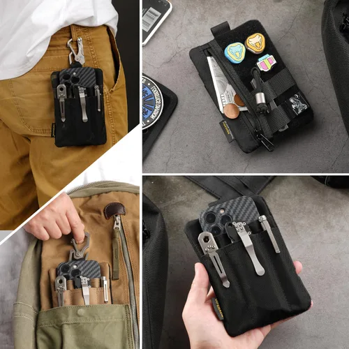Miniatura 5 de VIPERADE VE27 EDC Organizador, bolsa multiherramienta de 6 bolsillos con cremallera