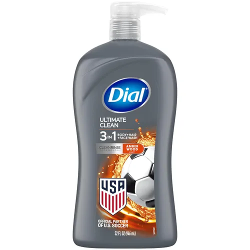 Jabón Hydro Fresh para cuerpo y cabello Dial For Men, 32 onza