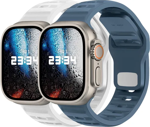 Miniatura 14 de UC1 Banda para Apple Watch para Mujeres y Hombres Se Ultra 2 de 40mm 44mm 46mm 42mm 45mm 41mm 38mm 49mm Series 10 9 8 7 6 5 4 3 iWatch Correa