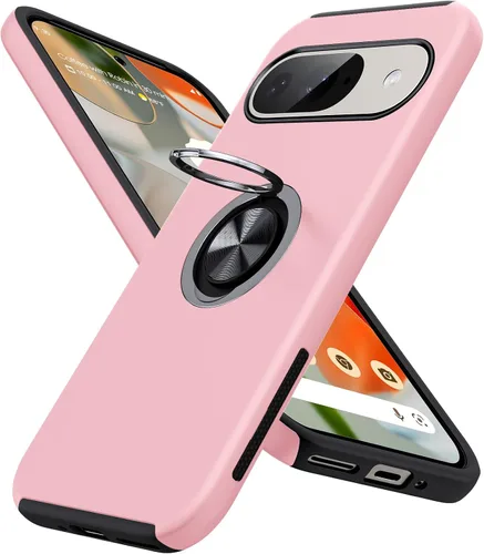 Miniatura 57 de JAME Funda para Google Pixel 7 Pro, Funda de Ajuste Delgado para Pixel 7 Pro con Soporte de Anillo Kickstand