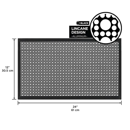 Miniatura 2 de M-D Building Products 56014 12 pulgadas x 24 pulgadas x 0.020 pulgadas. Hoja de aluminio negro Lincane