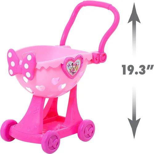 Miniatura 6 de Carrito de compras del salón de belleza de los ayudantes felices de Minnie, juguetes para niños oficialmente licenciados de 3 años en adelante