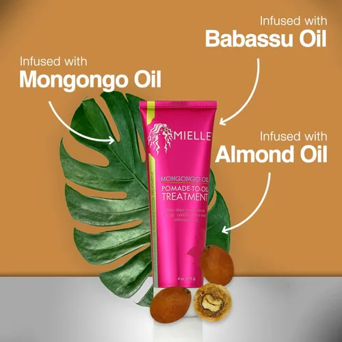 Miniatura 3 de Mielle Organics Tratamiento de pomada a aceite de Mongongo, 4 onzas