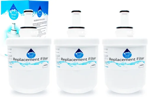 Paquete de 3 filtros de agua de repuesto para refrigerador Samsung DA97-06317A - Compatible con cartucho de filtro de agua para refrigerador Samsung