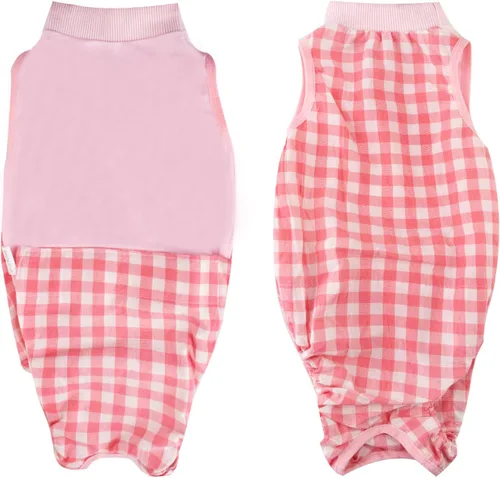 Miniatura 5 de Traje de recuperación para gatos para heridas abdominales o enfermedades de la piel, mameluco de gato para gatos después de la cirugía, traje