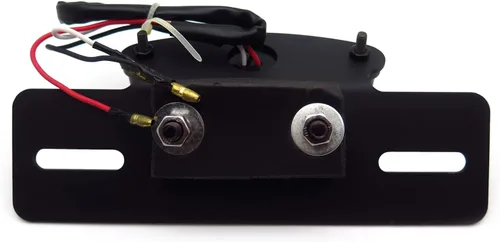Miniatura 6 de Cateye - Luz trasera para placa de matrícula de aleación grande Cafe Racer Bobber motocicleta
