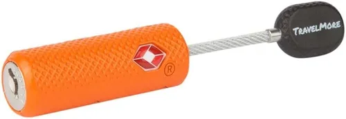 Miniatura 5 de Paquete de 4 cerraduras de equipaje aprobadas por la TSA con llaves para viajes, mini candado flexible ultra seguro y material de aleación de zinc
