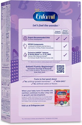 Miniatura 9 de Enfamil NeuroPro Gentlease para aliviar el malestar, el llanto, los gases y el reflujo en 24 horas, proteínas más pequeñas para una fácil digestión